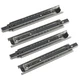 URBEST 2 Pairs 9" Full Extension Ball Bearing Telescopic 9 Inch, Silver