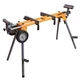 POWERTEC Portable Miter Saw Stand w/ Quickrelease Mounting Brackets, 330Lbs L...