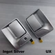 2010-2016 FORD SUPER DUTY F250 F350 Front Door Handle Ingot Silver UX