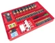 MLTOOLS Tool Drawer Organizer Tray - 10-Compartment Home & Garage Small, Red 