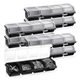 Hushee Pcs Screw Organizer Box with Lid 4 Compartments Tool Bin Divider 6 black