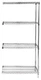 Quantum Storage Systems - Ad54-1824s - Wire 4 Shelf Add-on Kit Stainless 54in