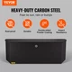 Carbon Steel Trailer Tongue Box 36"x12"x12" Heavy Duty Tool Chest w/ Lock & Keys