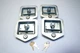 Lot of 4 Flush-Mount T-Handle Storage Latch PLR5730 Zinc EM502 & 4 Keys ShipFREE