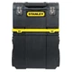 new stanley 3-in-1 rolling tool box organizer portable workshop cart storage bin