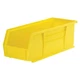 AKRO-MILS 30234YELLO Hang and Stack Bin,Yellow,Plastic,5 in 4TJ78