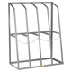 Little Giant Br-2448-60 Freestanding Vertical Bar Rack, 24 In D, 48 In W, 4