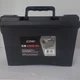 2 Tool Shop Slim Storage Box Tool Box Black Plastic Latching Lid Handle 245-2292