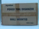 HIPIDIAN LARGE POWER TOOL ORGANIZER WALL MOUNT - BROWN