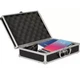 Maxell Locking Storage Box Hard Shell  (Black/Silver)  5"H x 8-1/2"W x 2-13/16"D