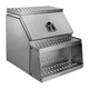 VEVOR Semi-Truck Step Tool Box, 24" x 27.5" x 25.4" Heavy Duty Aluminum Toolbox 