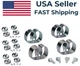 4 Pack - Crawford Medium Grip Clip 4 pc Textured Silver Steel Hold Items 13201