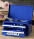 IN HAND SHIPS TODAY Brand New 25th Anniversary Kobalt Mini Tool Box Blue