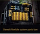 DeWalt N542474 Extra Large Parts Box Stackable Connectable Transparent Toolbox