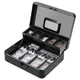 KYODOLED Large Cash Box with Combination Lock,Money Box with Cash Tray, Lock ...