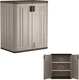 Suncast 36" Resin Base Garage Storage Cabinet, Platinum, Made in the USA