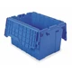 Akro-Mils 39120Blue Attached Lid Container, 12 Gal Volume Cap., 21 1/2 In L, 15