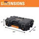 RIDGID 2.0 Pro Gear System Power Tool Case  6.3 in x 22.48 in x 13.82 in ✅✅✅