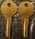 EC801 - EC820 KEY 2 New  keys for cut by code Truck Tool box Chest KEYS DeeZee