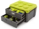 RYOBI LINK STM301 2-Drawer Modular Tool Box Stackable Storage Organizer NEW