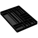 Ernst Manufacturing Home and Garage Organizer Tray, 10-Compartments, Black -