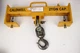 Caldwell 10S-2-20 Swivel Single Hook Fork Beam 2 Ton Cap, 20" inside