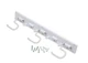 Garage Storage Tool Organizer16 in. Wall-Mounted White