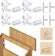 Juexica False Cabinet Front Clip False Drawer Front Clips Sink Tip Out Snap