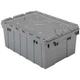 Akro-Mils 39085 Gray Attached-Lid Container 21.5" x 15" x 9" (1.12 cf, 8.38 gal)