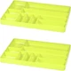 2-Pack Ernst 5017HV Hi-Viz 10-Compartment Organizer Tray,11" x 16" | Made in USA