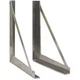 Buyers Products 1701030 18X18 Inch Welded Aluminum Truck Tool Box Brackets, Pr