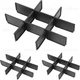 Milwaukee Packout Drawer Dividers 48-22-8473 Black Adjustable 3-Pack