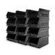 Plastic Storage Bins, Hanging, Stackable, Storage Organizer Bin for Warehouse...