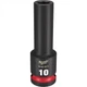 Milwaukee 49666271 1/2" Drive 10mm Deep 6 Point Socket