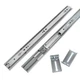 LONTAN 1 Pair 22 Inch Side Mount Soft Close Drawer Slides 3 FOLD Full Extensi...