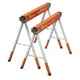 BORA Workhorse XT Adjustable Saw Horses 2 Pack Folding Heavy Duty Sawhorse wi...