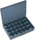 Durham 202-95 Gray Cold Rolled Steel Small Scoop Box, 13-3/8" Width X 2" Height