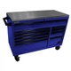 Homak RS Pro, 54&rdquo; RS Pro 10-Drwr Roller Cab w/SS Top-Blue, Width 54.5 in,