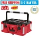 Milwaukee Tool 48-22-8425 Packout Large Tool Box, Polymer, Black/Red, 22 In W X