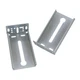 LONTAN 10 Pairs Rear Mounting Brackets 1.77 Inch - Bracket, Silver