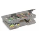 Plano Adjustable Compartment Box with 13 to 45 compartments, Plastic, 2 3/4 in H