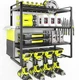 KAFAHOM Power Tool Organizer Wall Mount &ndash; Heavy Duty 4-Tier Drill Storage Rack
