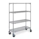 METRO CART 4B WrShlvng,24x67 7/8x36in,Shlf Cap:150lb 2EWT1