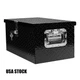 US Stock 20.1"&times;11.8"&times;9.3" Aluminum Tool Box Tread Flat Box for Truck CarLockable