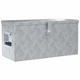 Aluminum Box 24.2"x10.4"x11.8" Silver Toolbox Trailer Box Organizer vidaXL