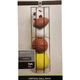 Rubbermaid Vertical Ball Rack 12 x 12 x 37 in Fasttrack Rail Holds Up To 50 lb