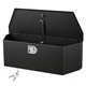 VEVOR Trailer Tongue Box Steel Tongue Tool Storage Box 36" x 12.3" x 12" Black