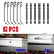 12 Pcs Tool Box Drawer Slide Retaining Keeper Clips for Mac Matco Proto Toolbox
