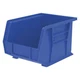 Akro-Mils 30239Blue Hang & Stack Storage Bin, Plastic, Blue, 7 In H, 8 1/4 In
