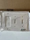 Leviton 005-80421-W, 3-Gang Combination Wall Plate white